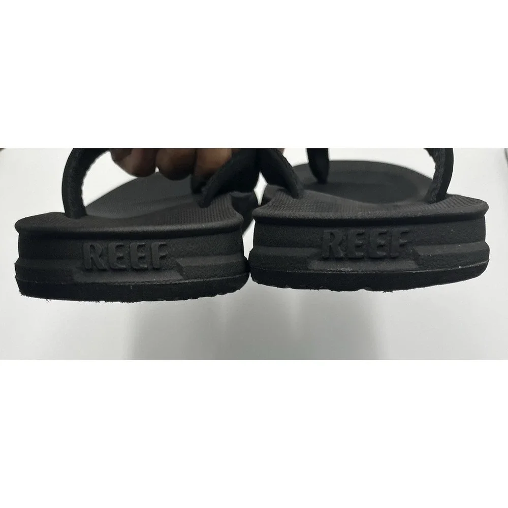 Reef Phantom Flip Flops Mens Size 15 Black Cushion Comfort Thong Sandals